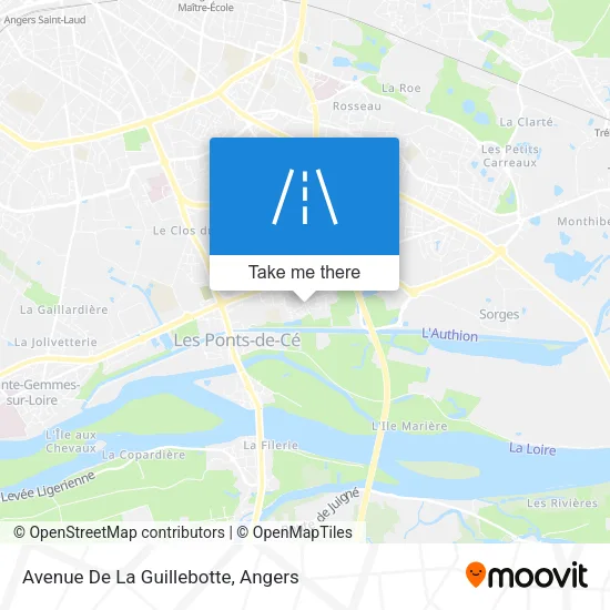 Avenue De La Guillebotte map