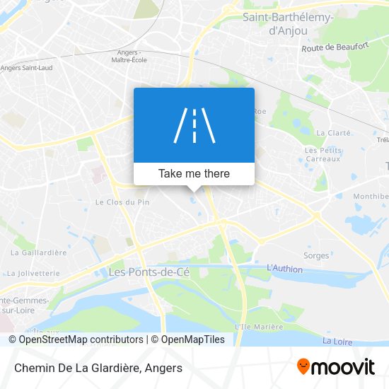 Chemin De La Glardière map