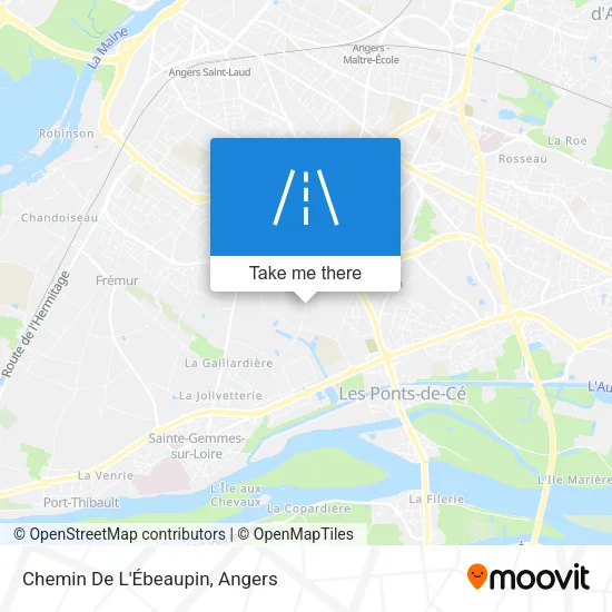 Chemin De L'Ébeaupin map