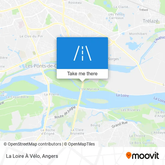 La Loire À Vélo map