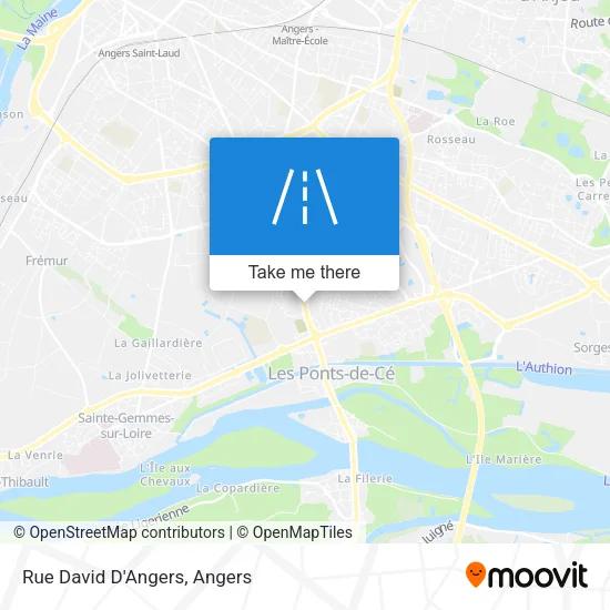Rue David D'Angers map