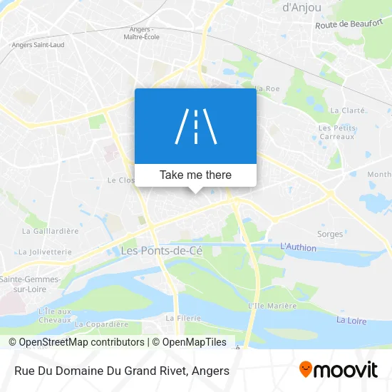 Rue Du Domaine Du Grand Rivet map