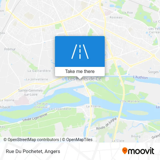 Rue Du Pochetet map