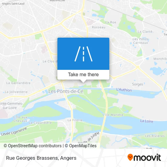 Rue Georges Brassens map