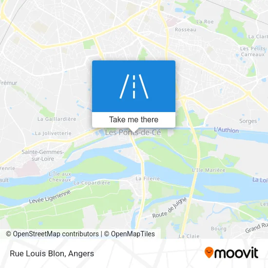 Rue Louis Blon map