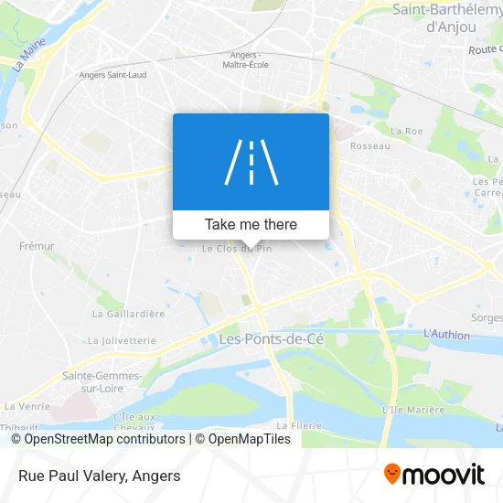 Rue Paul Valery map