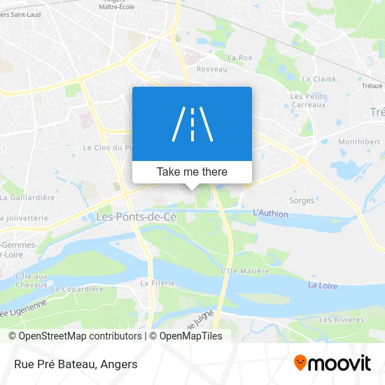 Rue Pré Bateau map