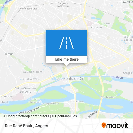 Rue René Baulu map