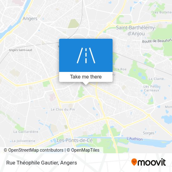 Rue Théophile Gautier map