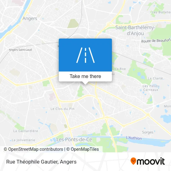 Rue Théophile Gautier map