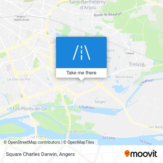 Square Charles Darwin map