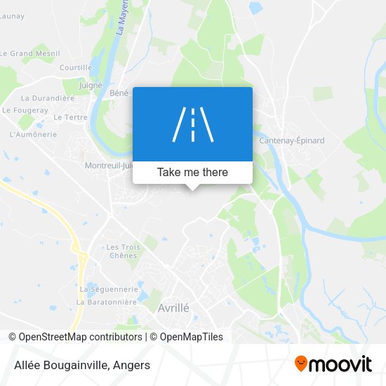 Allée Bougainville map