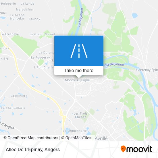 Allée De L'Épinay map