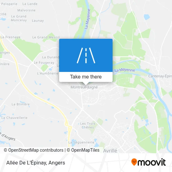 Allée De L'Épinay map