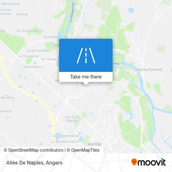 Allée De Naples map