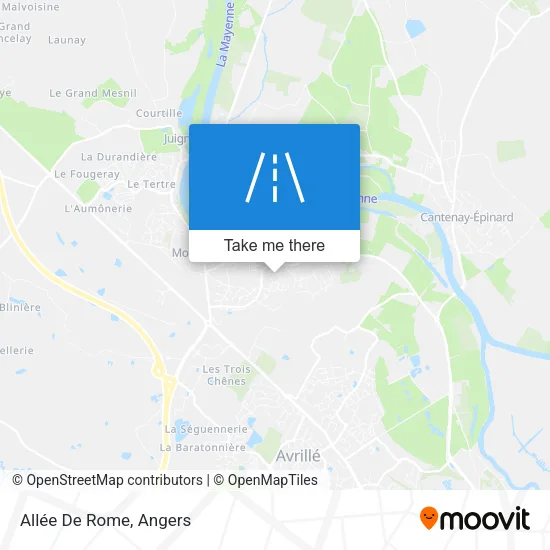 Allée De Rome map