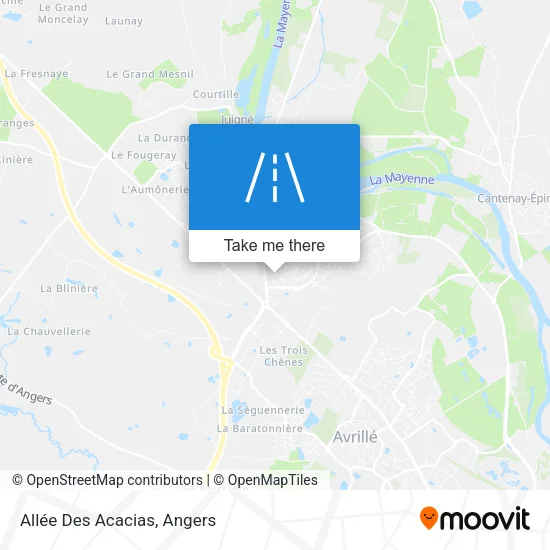 Allée Des Acacias map