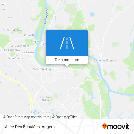 Allée Des Écoulées map