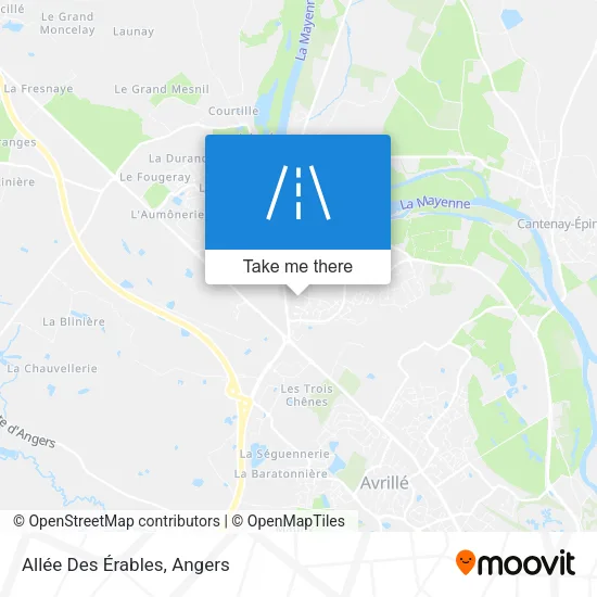 Allée Des Érables map