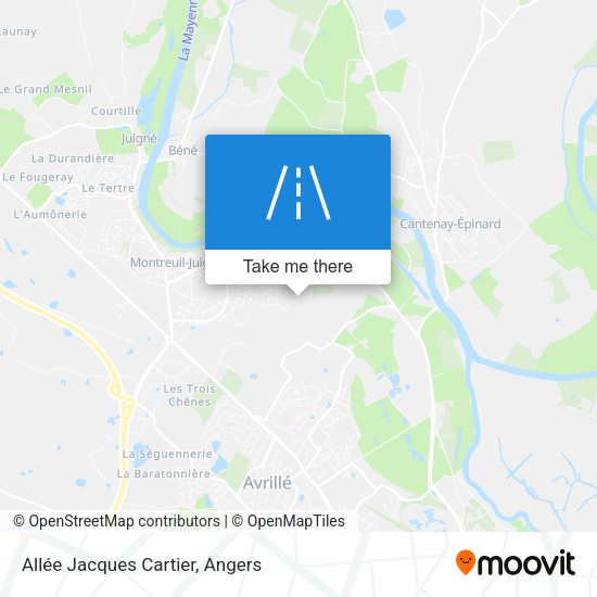 Allée Jacques Cartier map