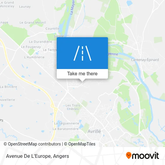 Avenue De L'Europe map