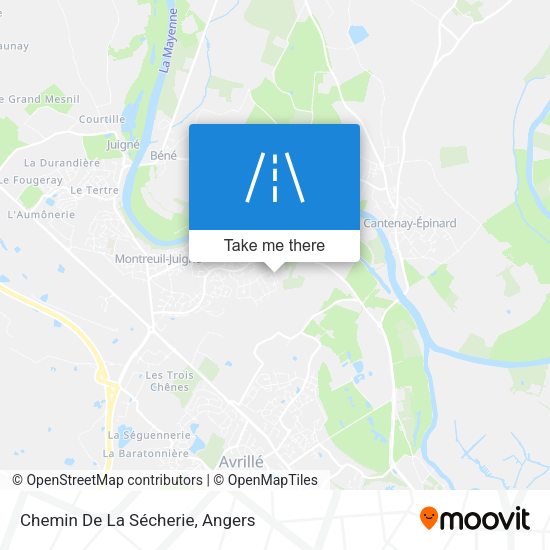 Chemin De La Sécherie map