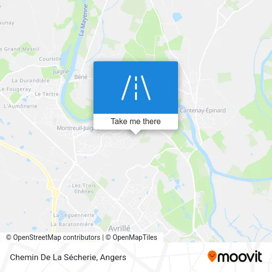Chemin De La Sécherie map