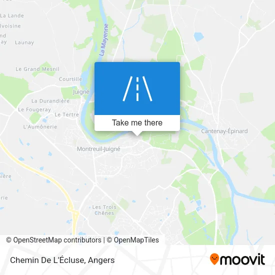 Chemin De L'Écluse map