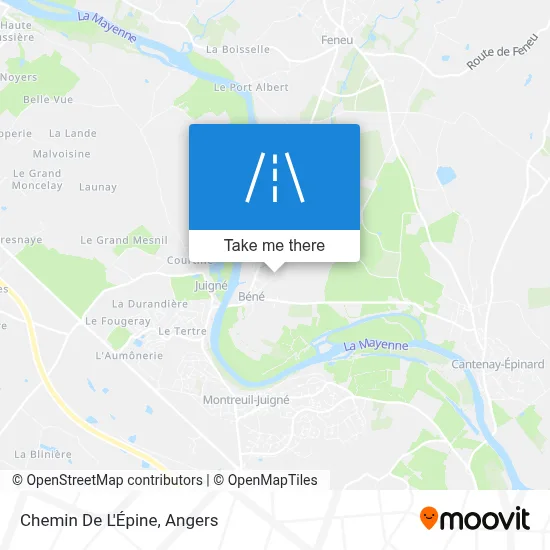 Chemin De L'Épine map