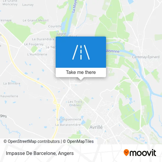 Impasse De Barcelone map