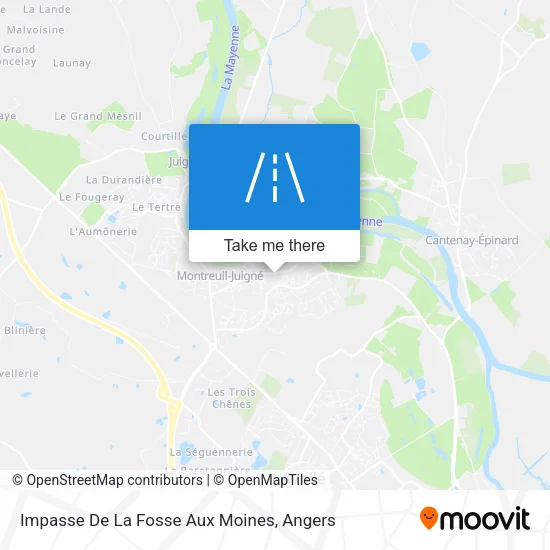 Impasse De La Fosse Aux Moines map