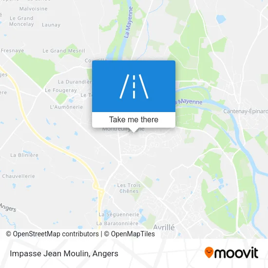 Impasse Jean Moulin map
