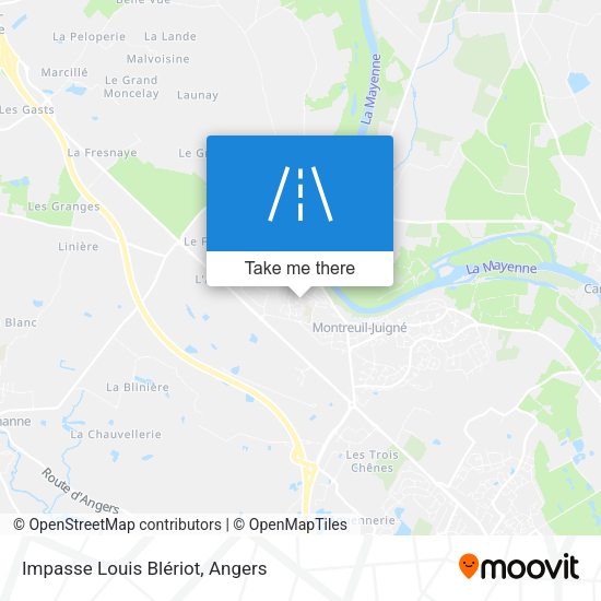Impasse Louis Blériot map