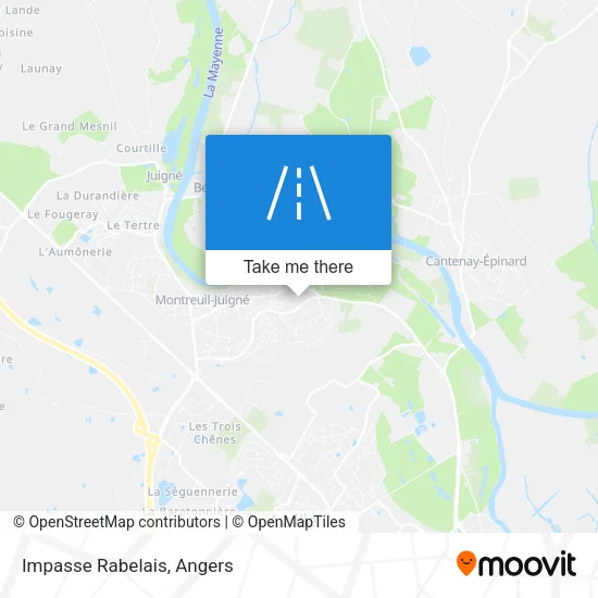 Impasse Rabelais map