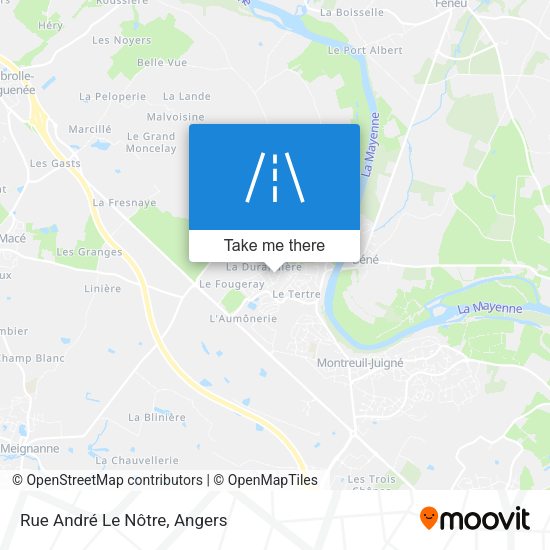 Rue André Le Nôtre map
