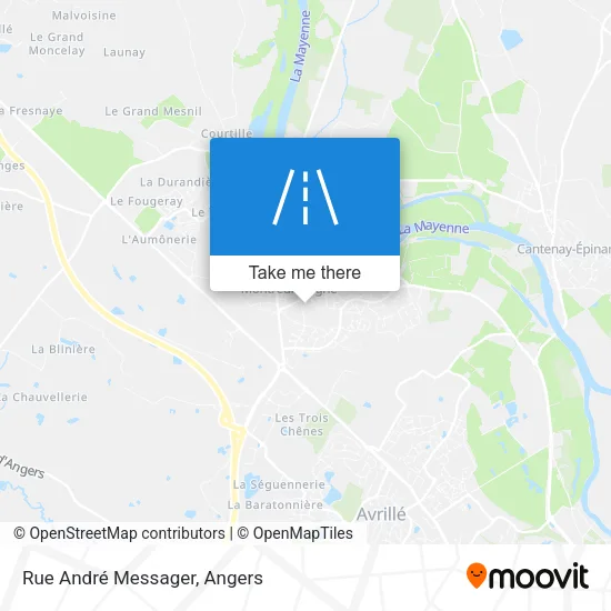 Rue André Messager map