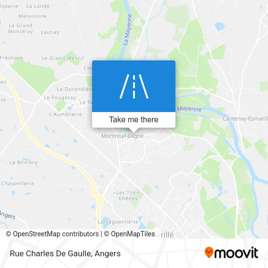 Rue Charles De Gaulle map