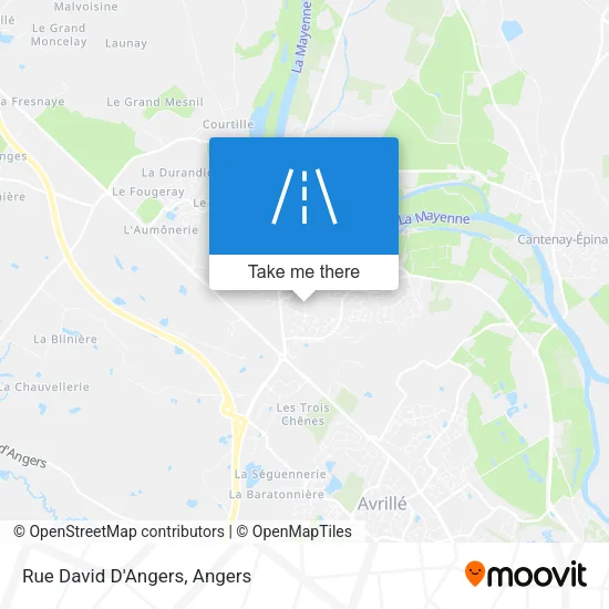 Rue David D'Angers map