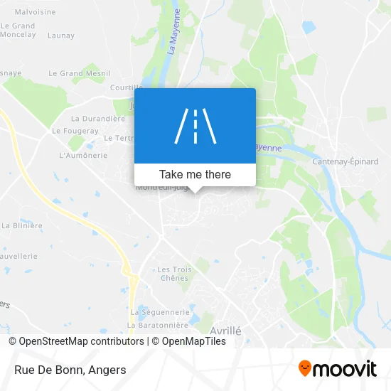Rue De Bonn map