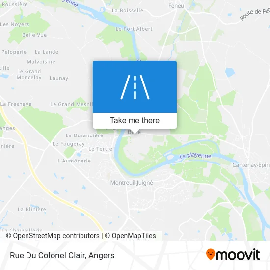 Mapa Rue Du Colonel Clair