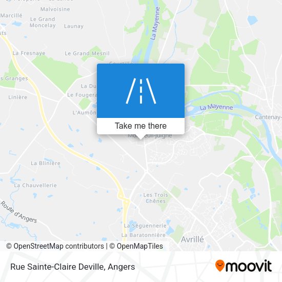 Rue Sainte-Claire Deville map
