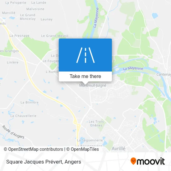Square Jacques Prévert map