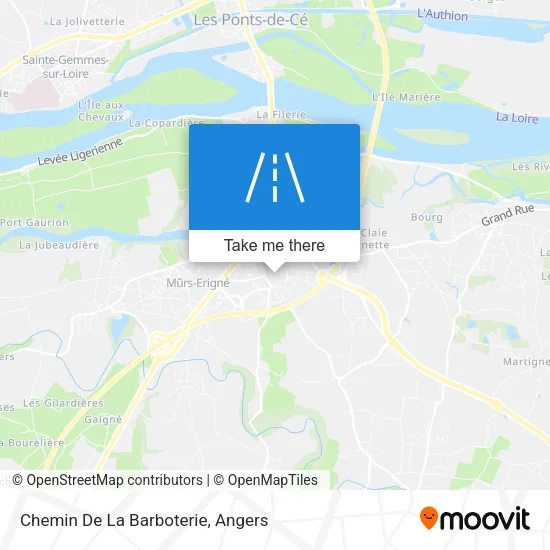 Chemin De La Barboterie map