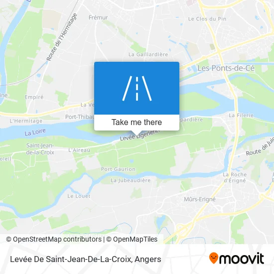 Levée De Saint-Jean-De-La-Croix map