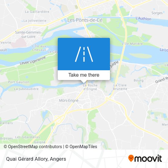 Quai Gérard Allory map