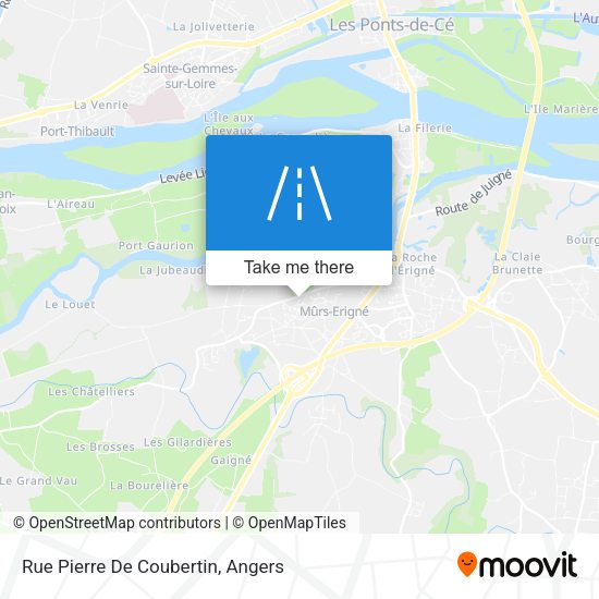 Rue Pierre De Coubertin map