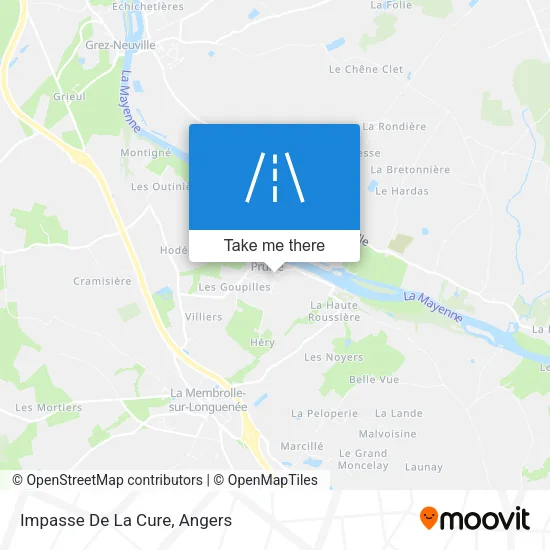 Impasse De La Cure map