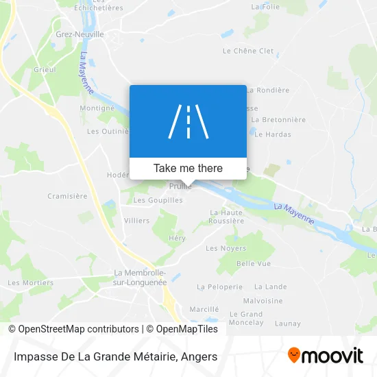 Impasse De La Grande Métairie map