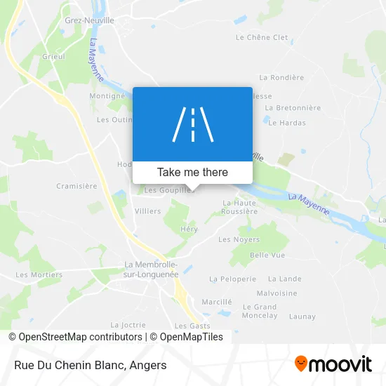 Rue Du Chenin Blanc map