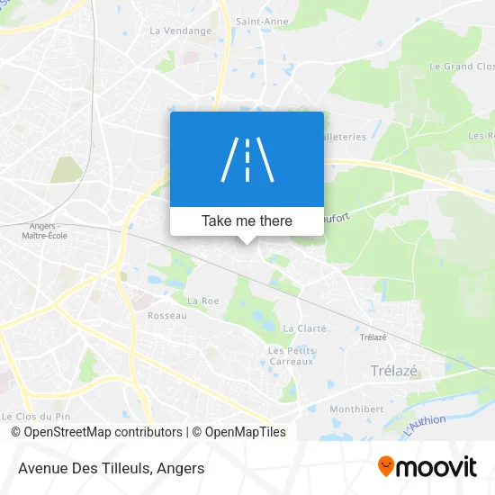 Avenue Des Tilleuls map